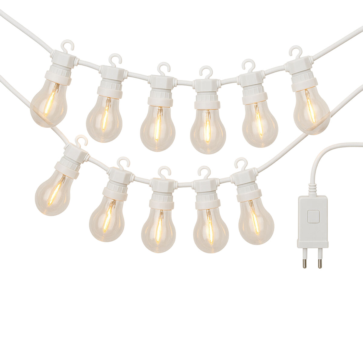 Guirnalda de Luces LED con 10 Bombillas Cálidas y Temporizador