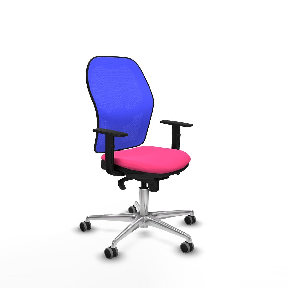 Silla de oficina piqueras y crespo 1d086g0 rosa