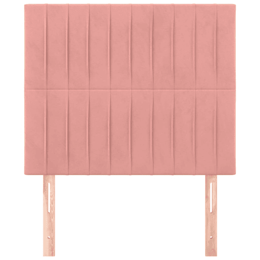 vidaXL Cabeceira Rosa 80x5x118128 cm Veludo vidaXL Cabeceira Rosa 80x5x118128 cm Veludo