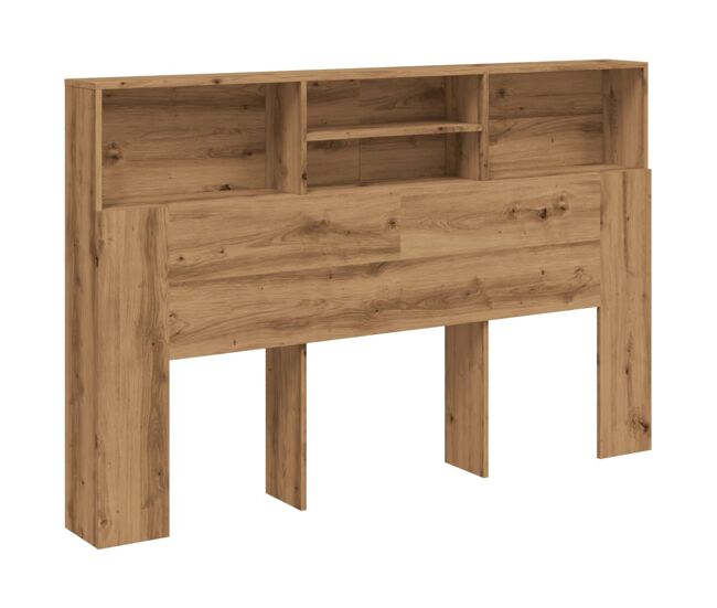 Vidaxl cabecero armario madera ingeniería roble artisan 160x19x103,5cm