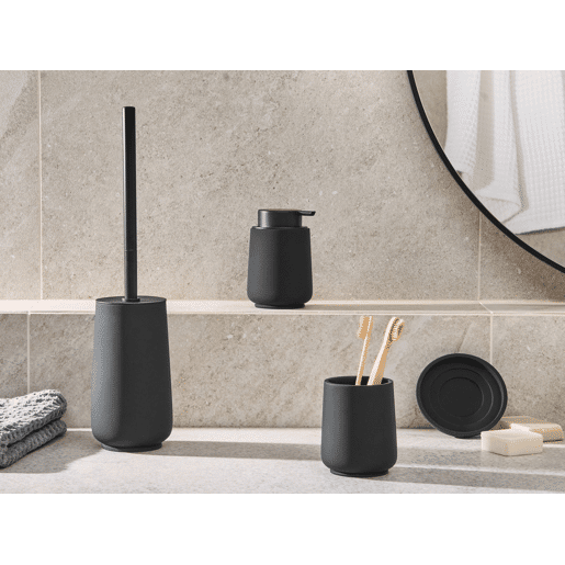Conjunto de 4 acessórios para a casa de banho SUCHES Preto