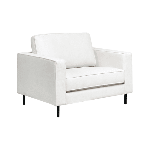 Poltrona SAVALEN Tecido Branco creme