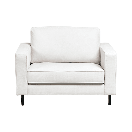 Poltrona SAVALEN Tecido Branco creme
