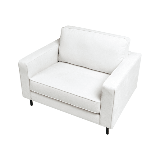 Poltrona SAVALEN Tecido Branco creme
