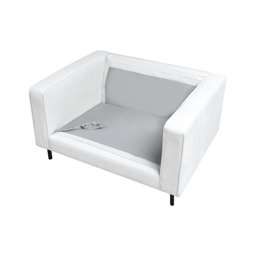 Poltrona SAVALEN Tecido Branco creme