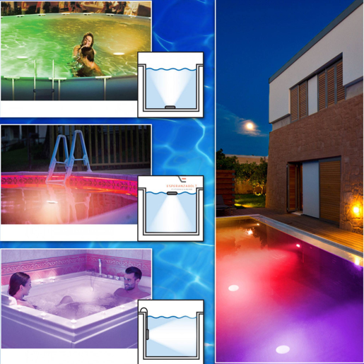 Conjunto de luzes LED duráveis u200Bu200Be à prova d'água Well Home