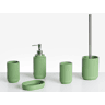Conjunto de 5 acessórios para a casa de banho HUARMEY Verde