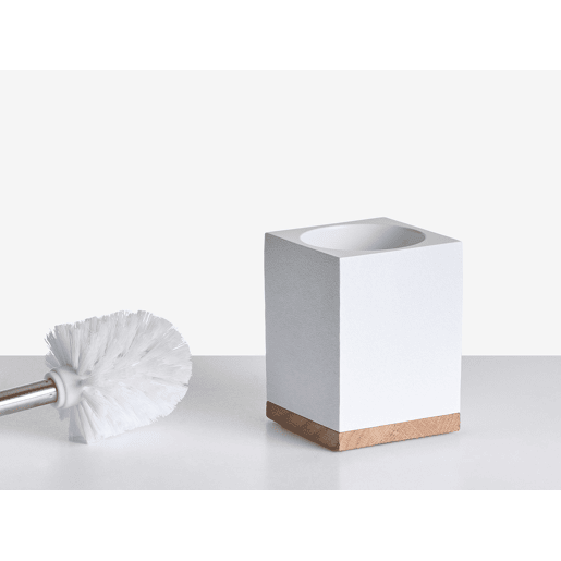 Conjunto de 5 acessórios para a casa de banho TAPICHE Branco