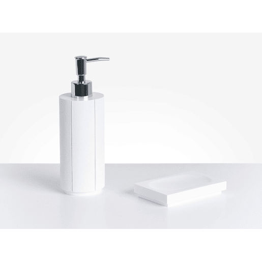 Conjunto de 5 acessórios para a casa de banho HUALLAGA Branco