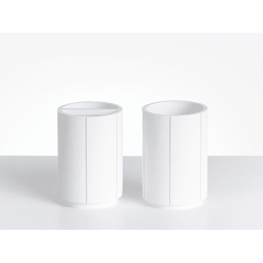 Conjunto de 5 acessórios para a casa de banho HUALLAGA Branco