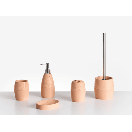 Conjunto de 5 acessórios para a casa de banho YARAPA Laranja