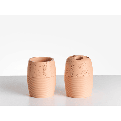 Conjunto de 5 acessórios para a casa de banho YARAPA Laranja