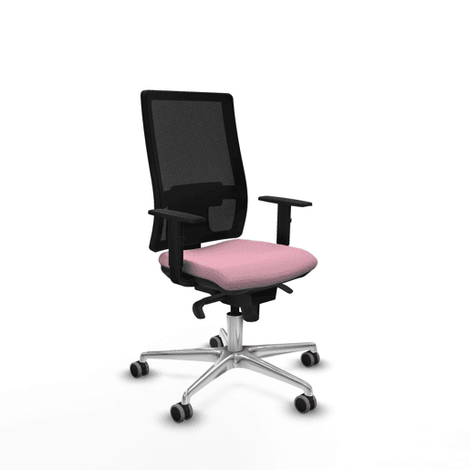 Cadeira de Escritório Piqueras y Crespo 1D086G0 Cor de Rosa