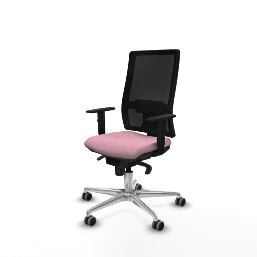 Cadeira de Escritório Piqueras y Crespo 1D086G0 Cor de Rosa