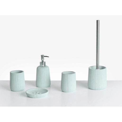 Conjunto de 5 acessórios para a casa de banho POZUZO Verde menta