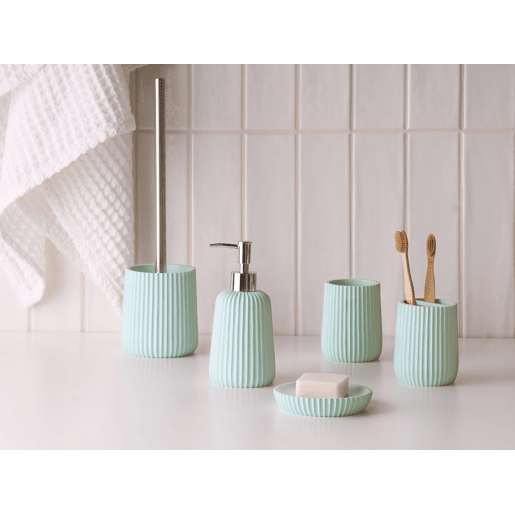 Conjunto de 5 acessórios para a casa de banho POZUZO Verde menta
