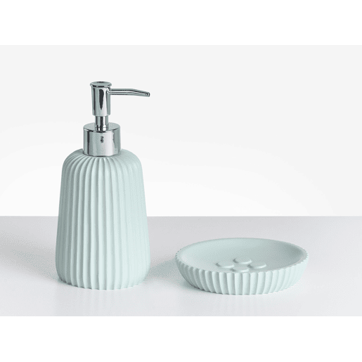 Conjunto de 5 acessórios para a casa de banho POZUZO Verde menta