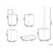Beliani Conjunto de accesorios de baño VILCANOTA Beliani Conjunto de accesorios de baño VILCANOTA Beige