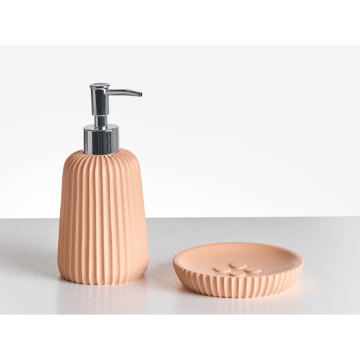 Conjunto de 5 acessórios para a casa de banho POZUZO Laranja