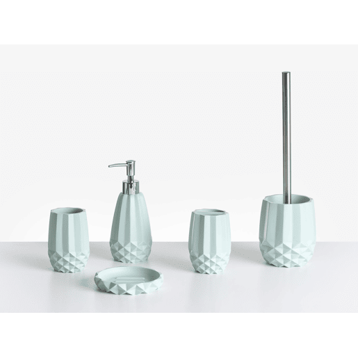 Conjunto de 5 acessórios para a casa de banho SAMIRIA Verde menta