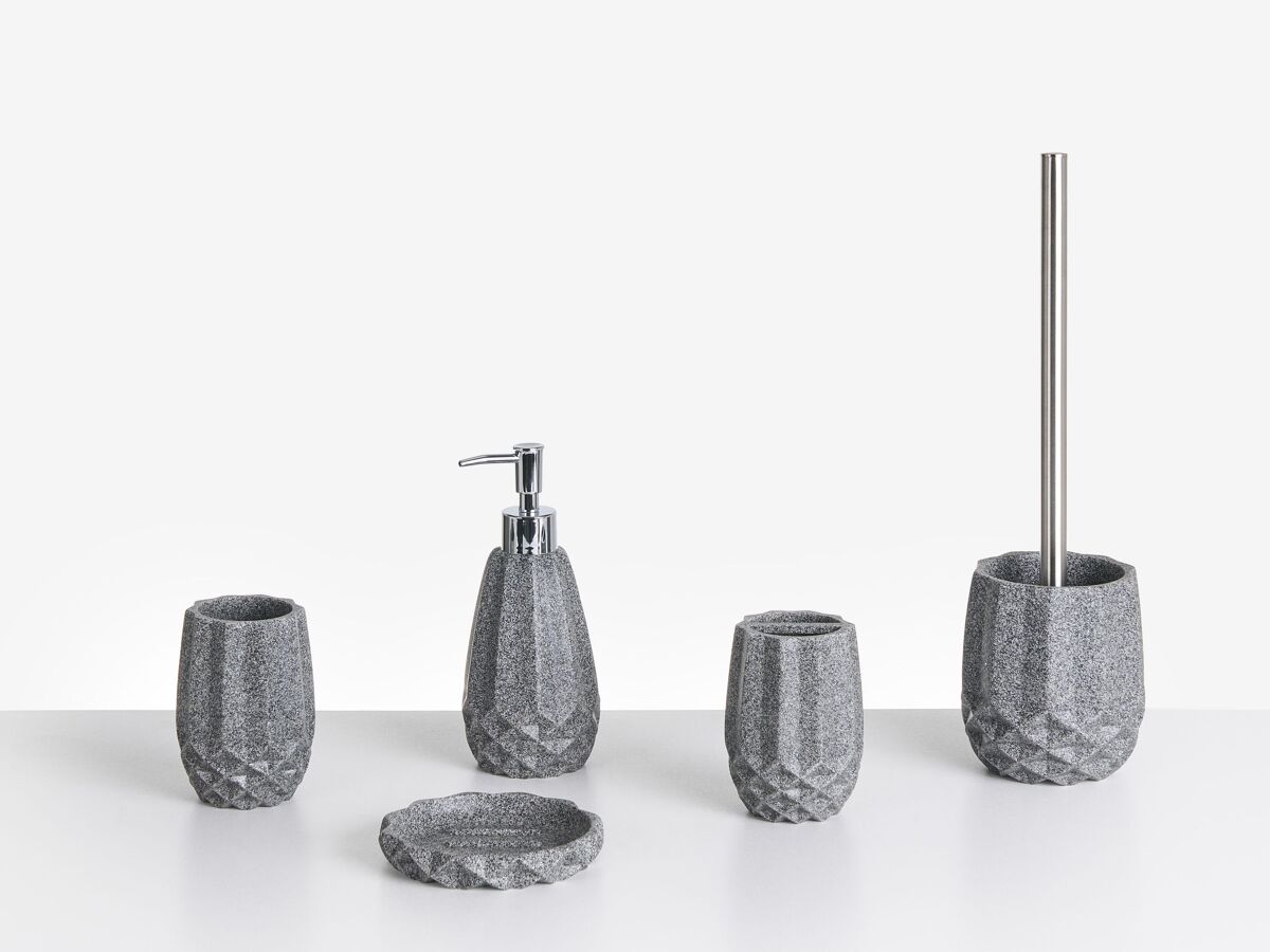 Beliani Conjunto de accesorios de baño SAMIRIA