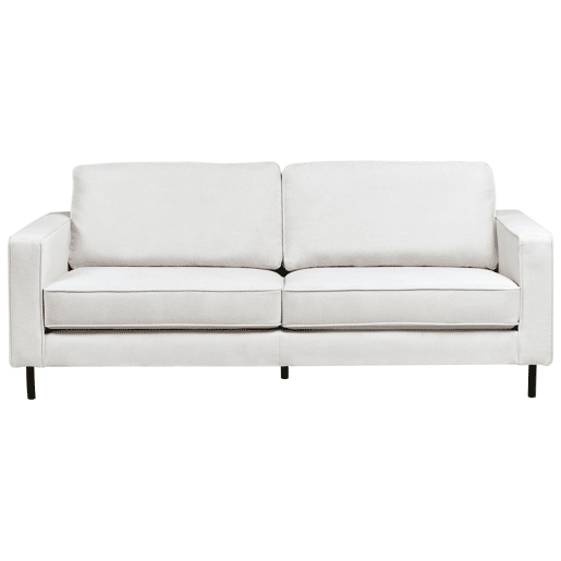 Conjunto de sala de estar SAVALEN Tecido Branco creme 4 lugares Conjunto de sala de estar SAVALEN Tecido Branco creme 4 lugares