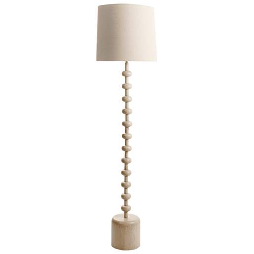 Candeeiro de pé KRIOS Metal Castanho claro