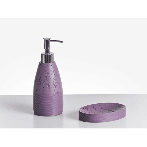 Conjunto de 5 acessórios para a casa de banho YARAPA Roxo