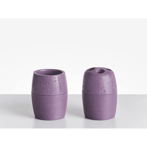 Conjunto de 5 acessórios para a casa de banho YARAPA Roxo