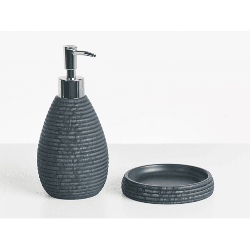 Conjunto de 5 acessórios para a casa de banho QUILCA Azul escuro