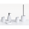 Conjunto de 5 acessórios para a casa de banho QUILA Branco