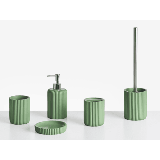 Conjunto de 5 acessórios para a casa de banho CAMANA Verde