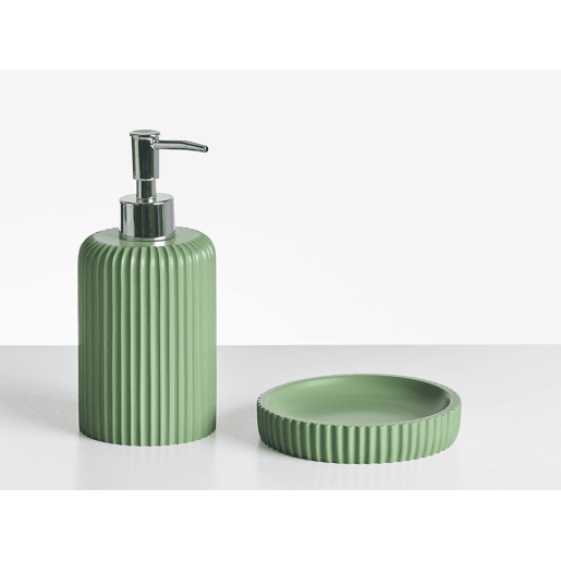 Conjunto de 5 acessórios para a casa de banho CAMANA Verde