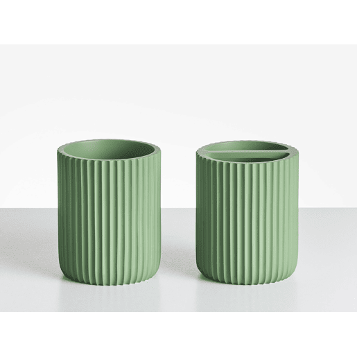 Conjunto de 5 acessórios para a casa de banho CAMANA Verde