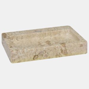 Lavatório - Lavabo - Pia de banheiro de parede 38x24x6,5 cm mármore cor creme