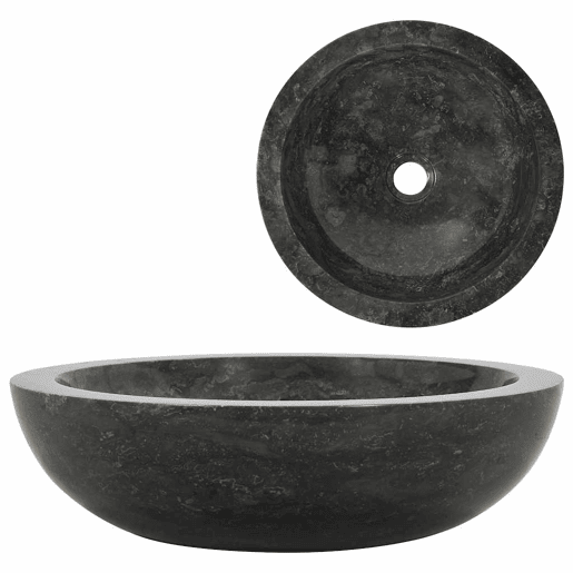 Lavatório - Lavabo - Pia de banheiro 40x12 cm mármore preto