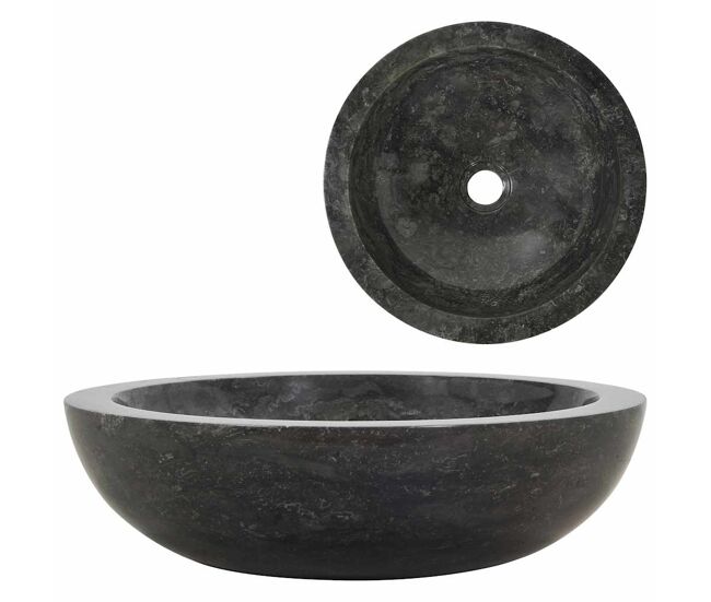 Lavabo - lavamanos 40x12 cm mármol negro