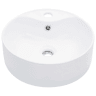 Lavatório - Lavabo - Pia de banheiro com extravasamento 36x13 cm cerâmica branco