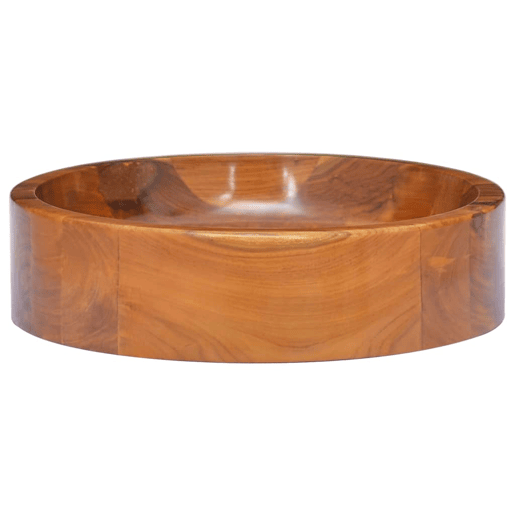 Lavatório - Lavabo - Pia de banheiro F40x10 cm madeira de teca maciça