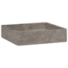 Lavatório - Lavabo - Pia de banheiro 40x40x10 cm mármore cinzento
