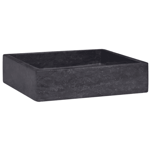 Lavatório - Lavabo - Pia de banheiro 40x40x10 cm mármore preto