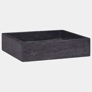 Lavatório - Lavabo - Pia de banheiro 40x40x10 cm mármore preto