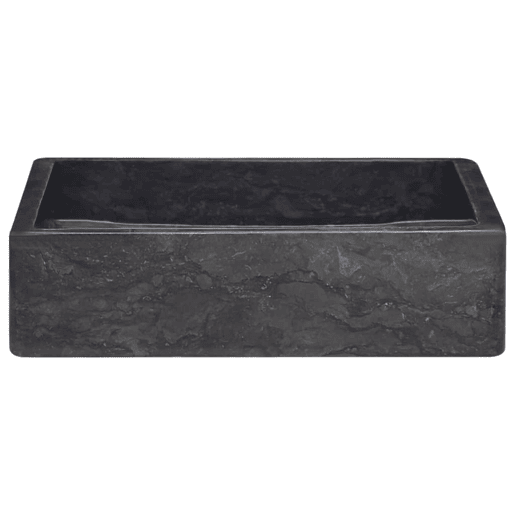 Lavatório - Lavabo - Pia de banheiro 40x40x10 cm mármore preto