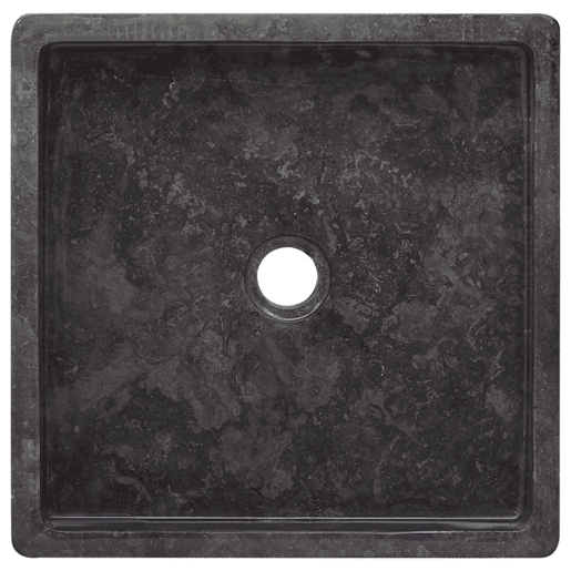 Lavatório - Lavabo - Pia de banheiro 40x40x10 cm mármore preto