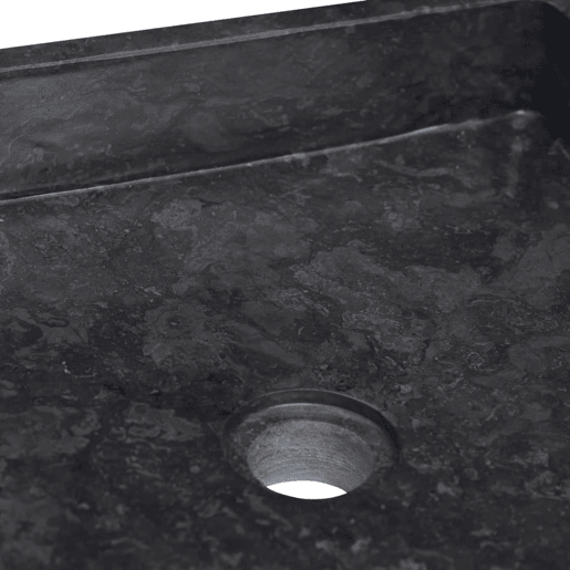 Lavatório - Lavabo - Pia de banheiro 40x40x10 cm mármore preto