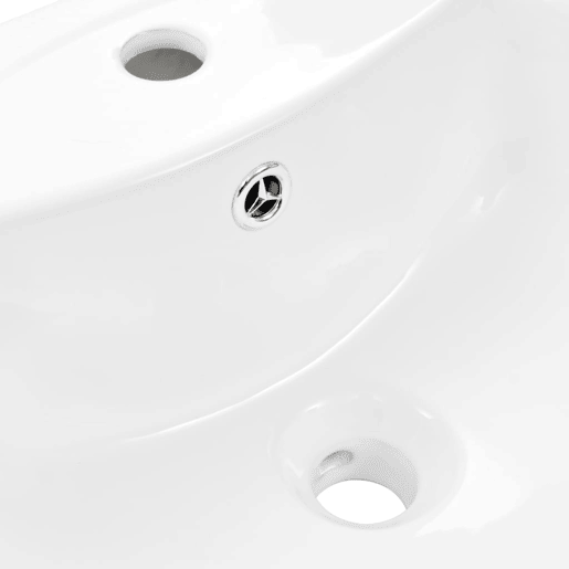 Lavatório - Lavabo - Pia de banheiro com coluna cerâmica branco 520x440x190 mm Lavatório - Lavabo - Pia de banheiro com coluna cerâmica branco 520x440x190 mm