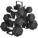 Juego de Mancuerna Metal, Caucho SPORTNOW Juego de Mancuerna Metal, Caucho SPORTNOW Negro