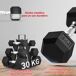Juego de Mancuerna Metal, Caucho SPORTNOW Juego de Mancuerna Metal, Caucho SPORTNOW Negro