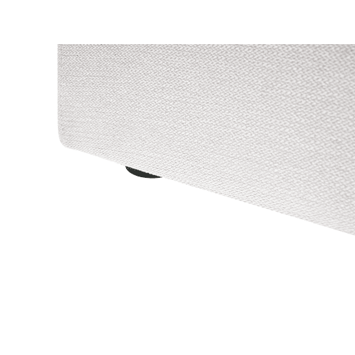 Cama baú Tecido BASTON 160 x 200 cm Branco creme