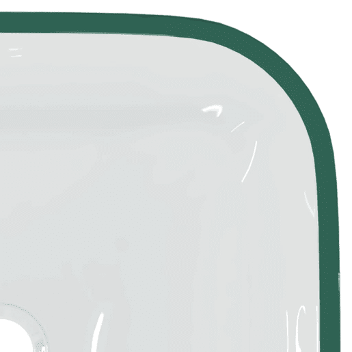 Lavatório - Lavabo - Pia de banheiro 42x42x14 cm vidro transparente